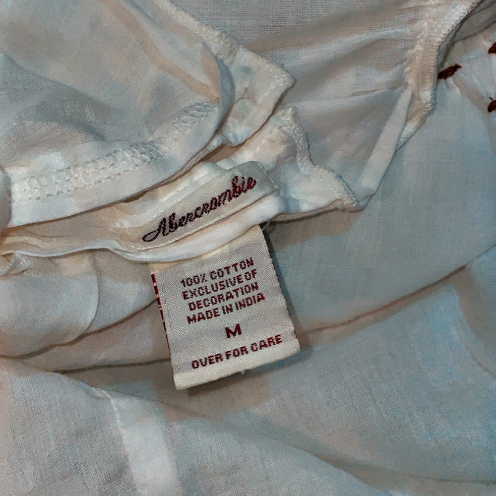 Vintage Abercrombie & Fitch tank y2k 2000’s size M - Picture 3 of 7